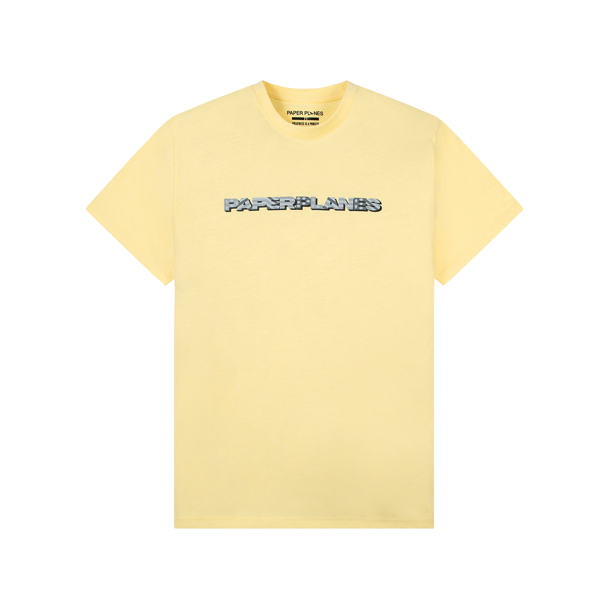 Paper Planes Diamond and Stripes Tee (Mellow Yellow) - Paper Plane