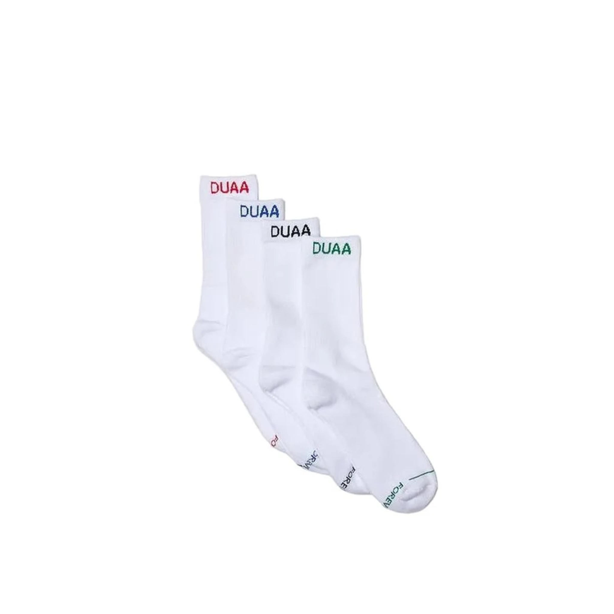 DUAA Elite Sock 4-Pack (White)