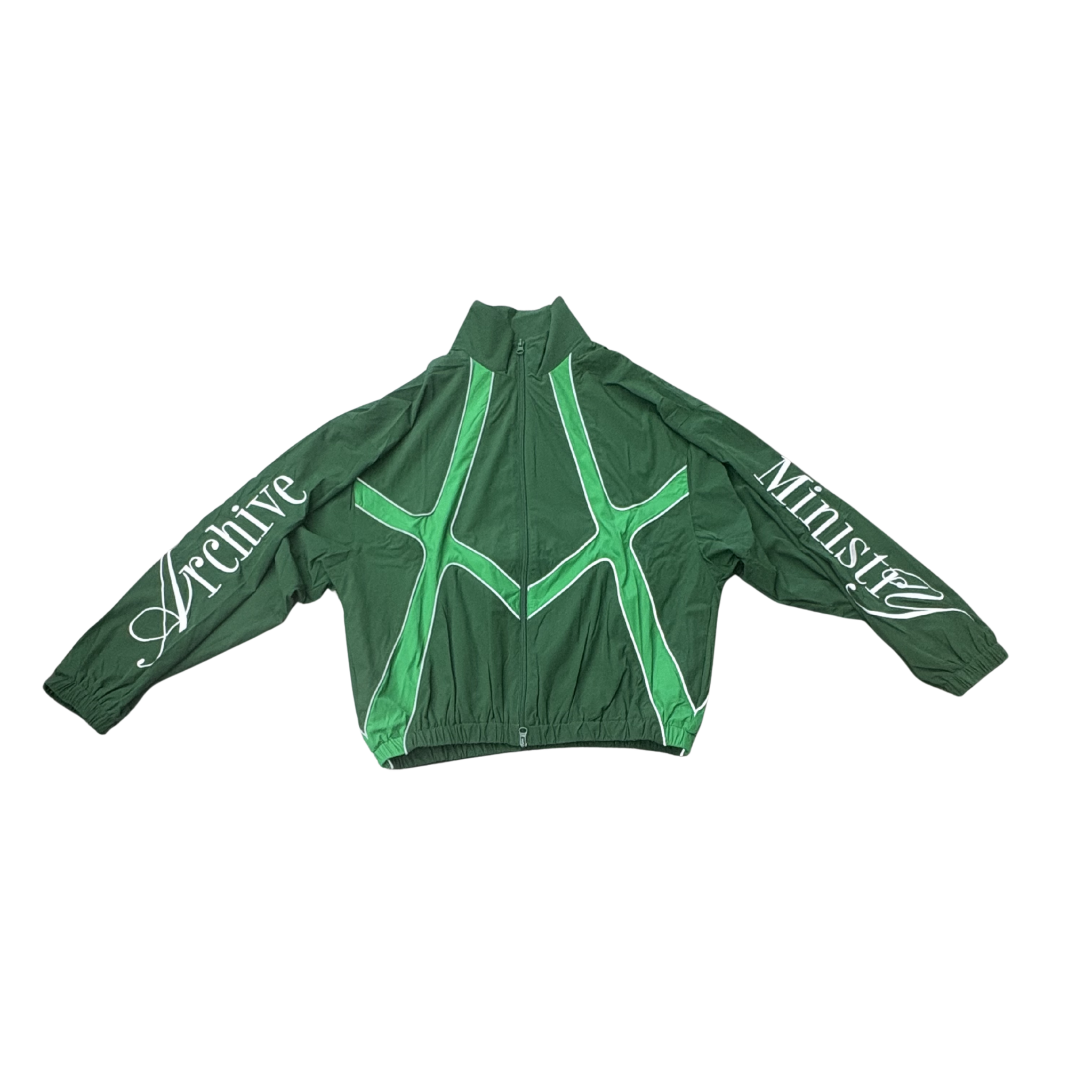 Archive Ministry "Tron" 3M Piping Track Jacket (Green) - Archive Ministry