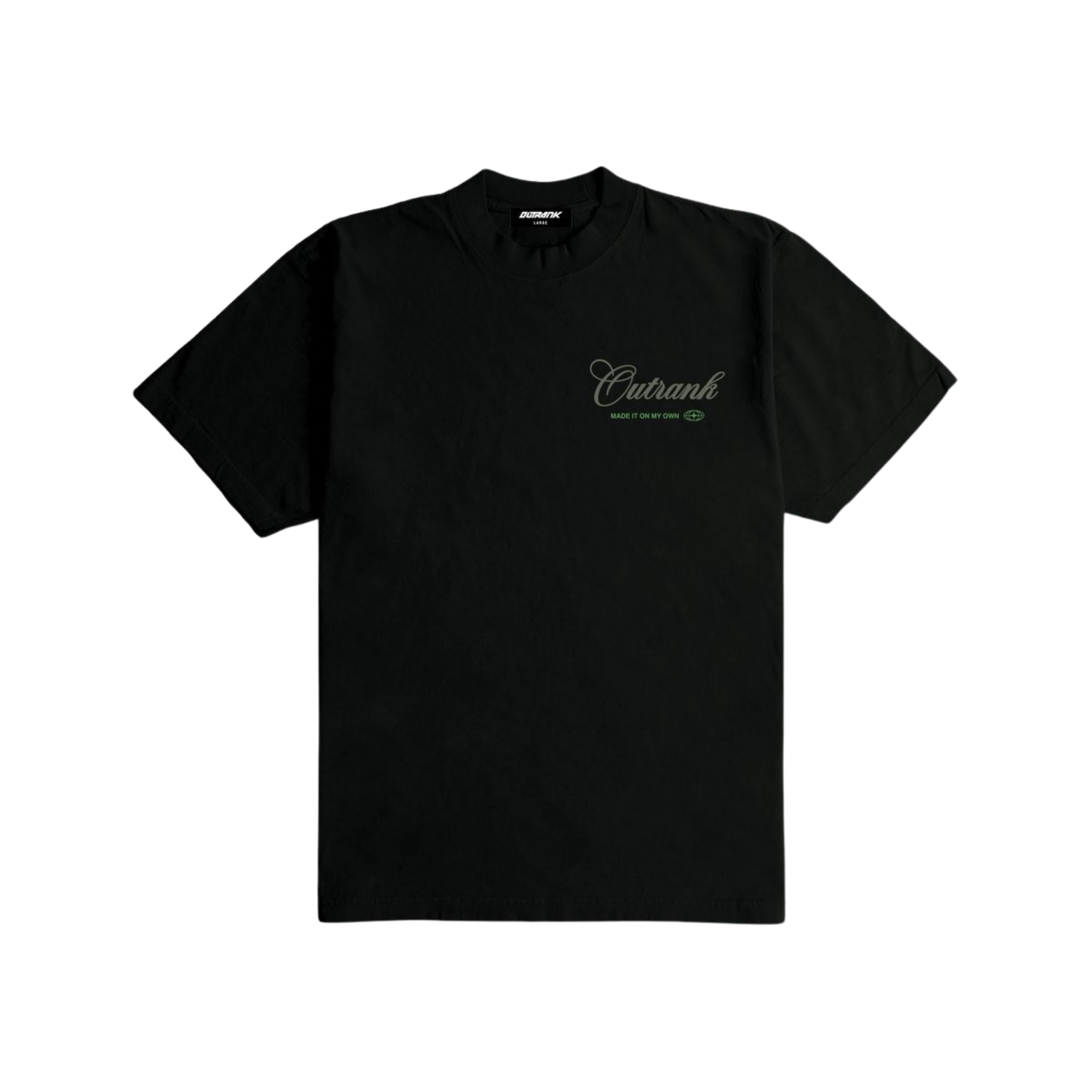 Outrank "Made it on My Own" Heavyweight T-shirt (Black)