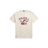 Polo Ralph Lauren Jersey Graphic T-Shirt (Vintage Heather Grey) - Polo Ralph Lauren