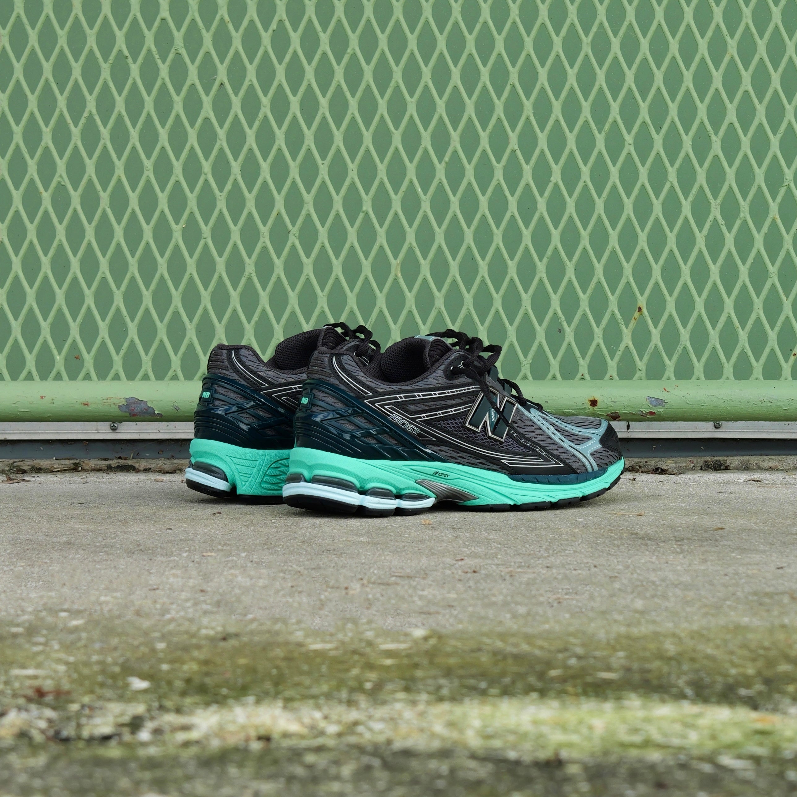 Mens New Balance 1906R (Grey/Green Glow) U19068O6 - New Balance