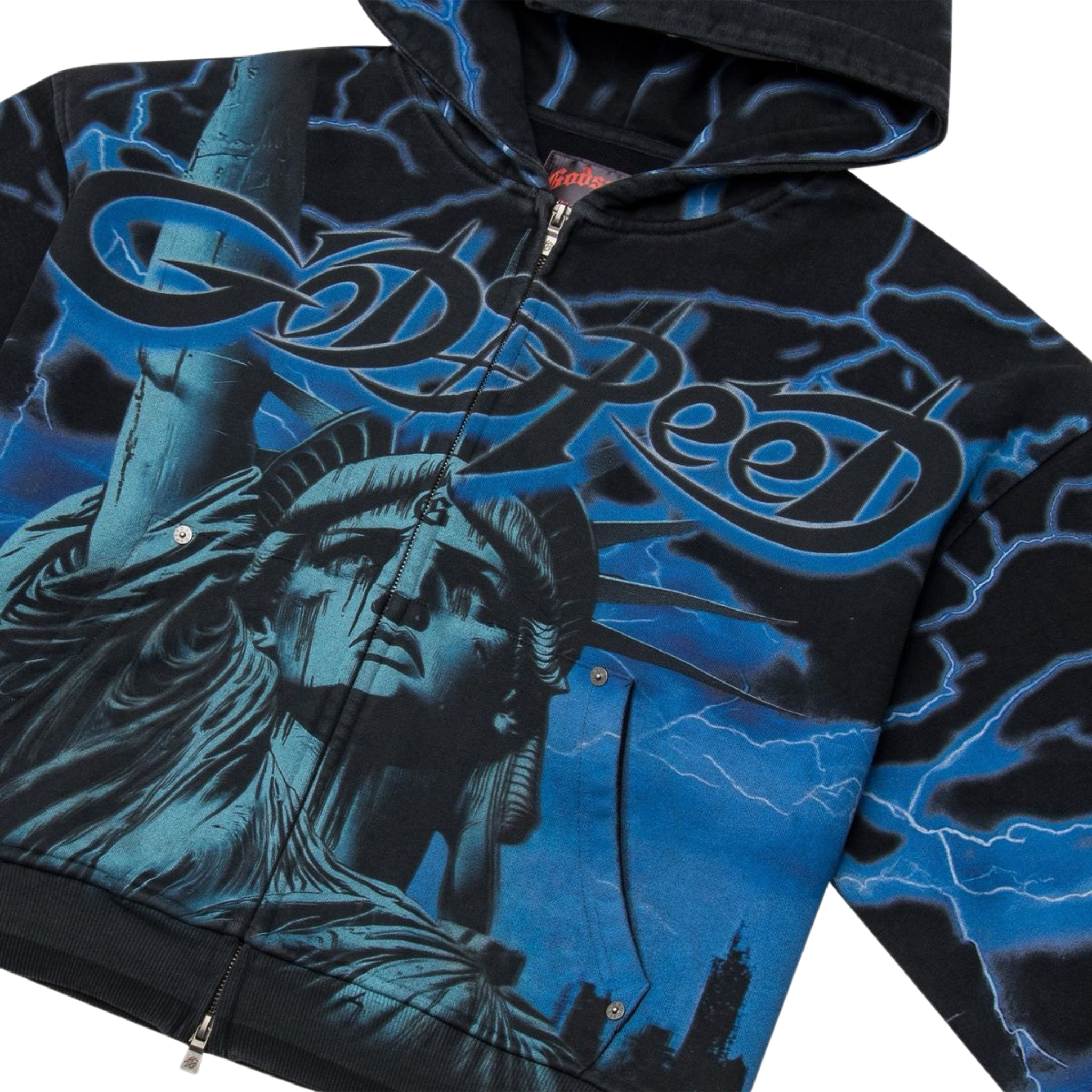 Godspeed "Voltage" Zip Hoodie (Blue)