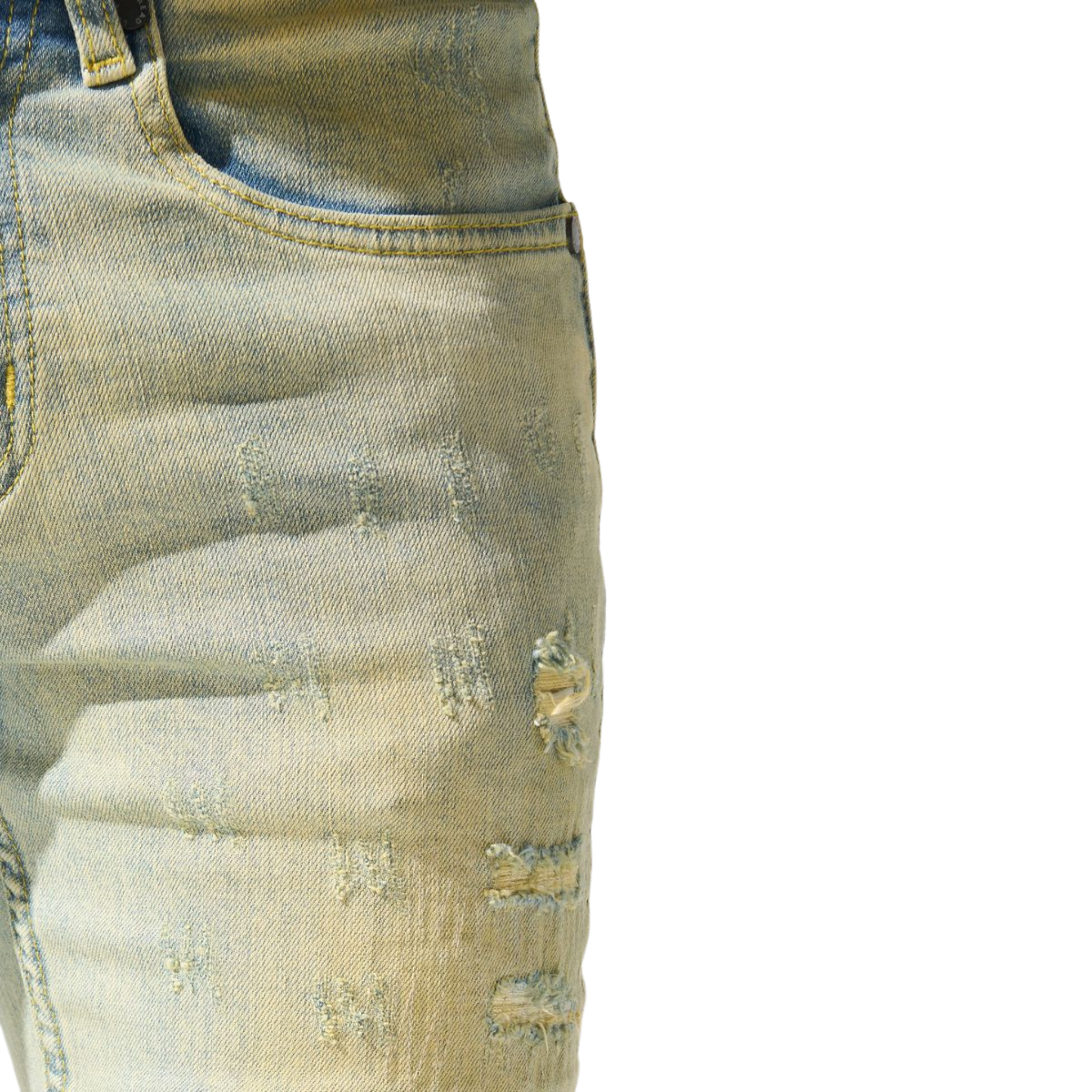 Serenede "Tierra" Stacked Jeans (Earth Blue) - Serenede
