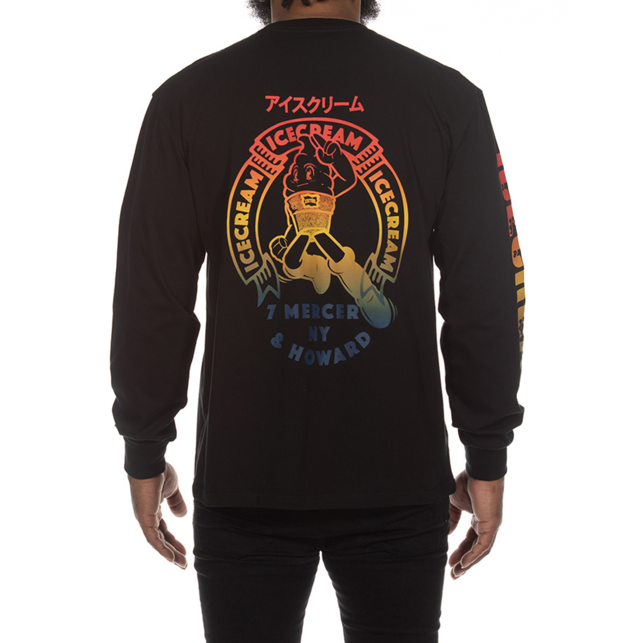 Icecream "Shield" LS Knit (Black) - Ice Cream