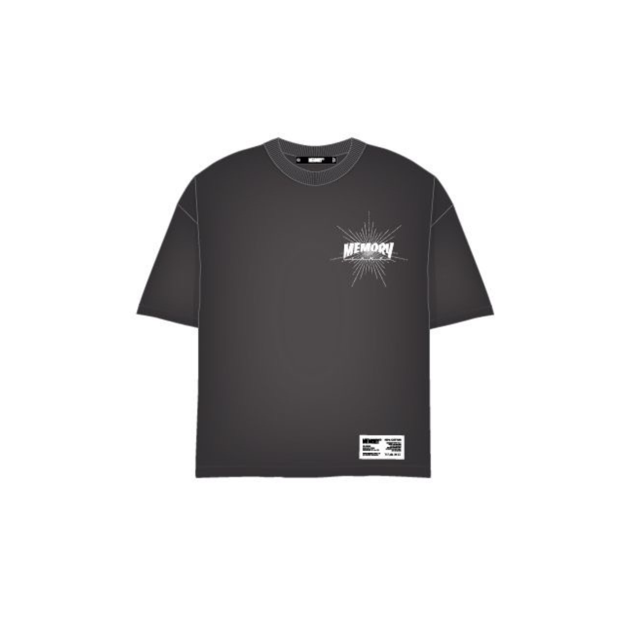 Memory Lane "Retro Star" Tee (Vintage Gray)