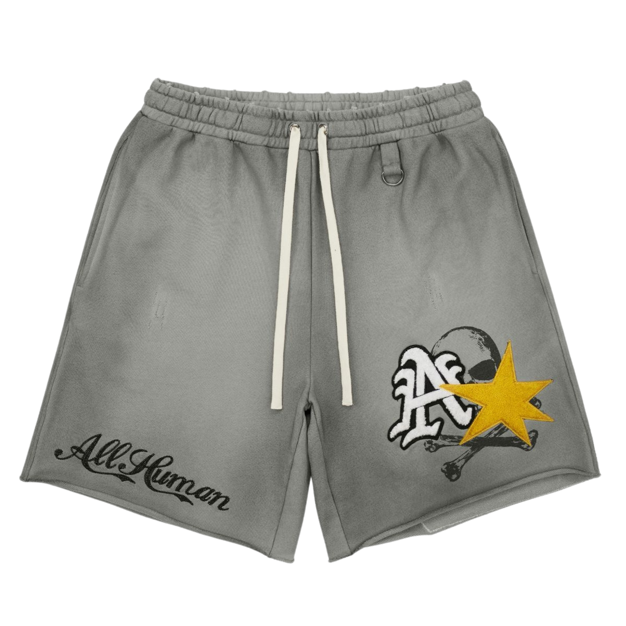 All Human "Ghost v3" Shorts (Grey Wash) - All Human