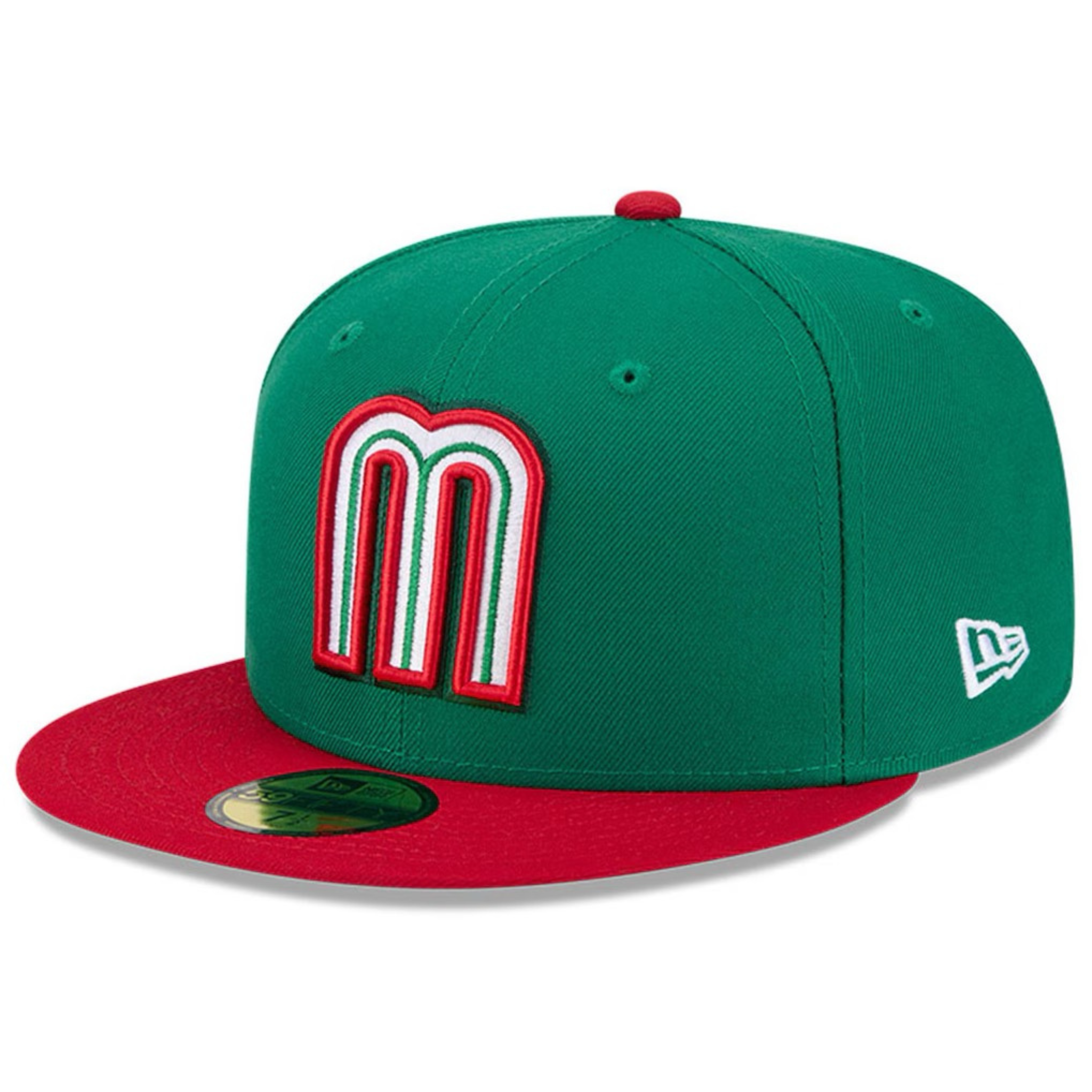 Mexico Baseball New Era 2026 World Baseball Classic 59FIFTY Fitted Hat - Green/Red