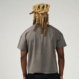 DUAA "Pull Up" SS Tee (Grey) - DUAA