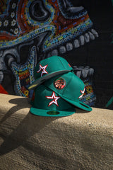 New Era Houston Astros WBC Mexico Side Patch Grey UV 59Fifty Fitted (Black) - ST New Era