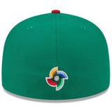 Mexico Baseball New Era 2026 World Baseball Classic 59FIFTY Fitted Hat - Green/Red