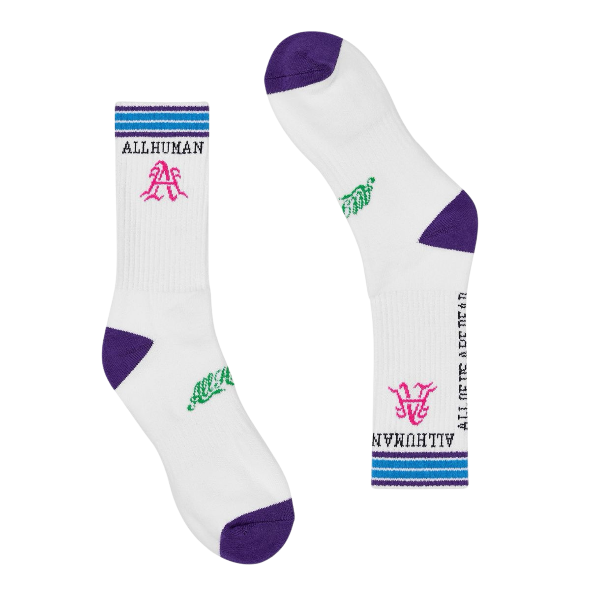 All Human "THE SOCK v4" (White/Purple) - All Human