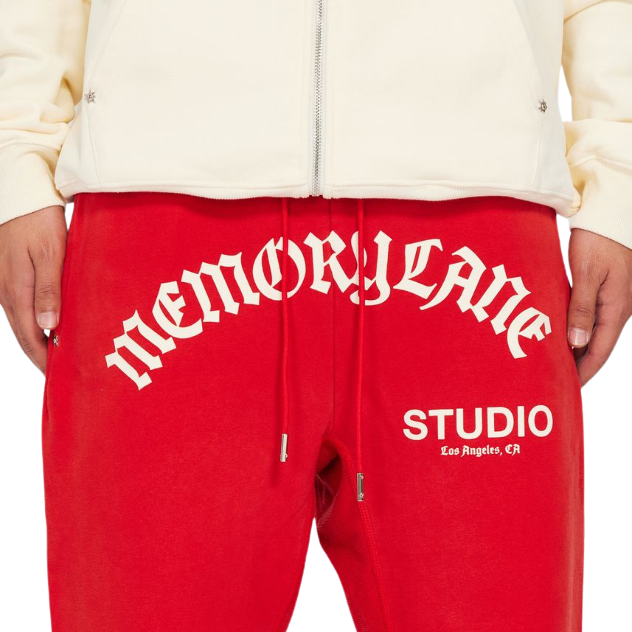 Memory Lane Studio Sweatpants (Deep Red) - Memory Lane