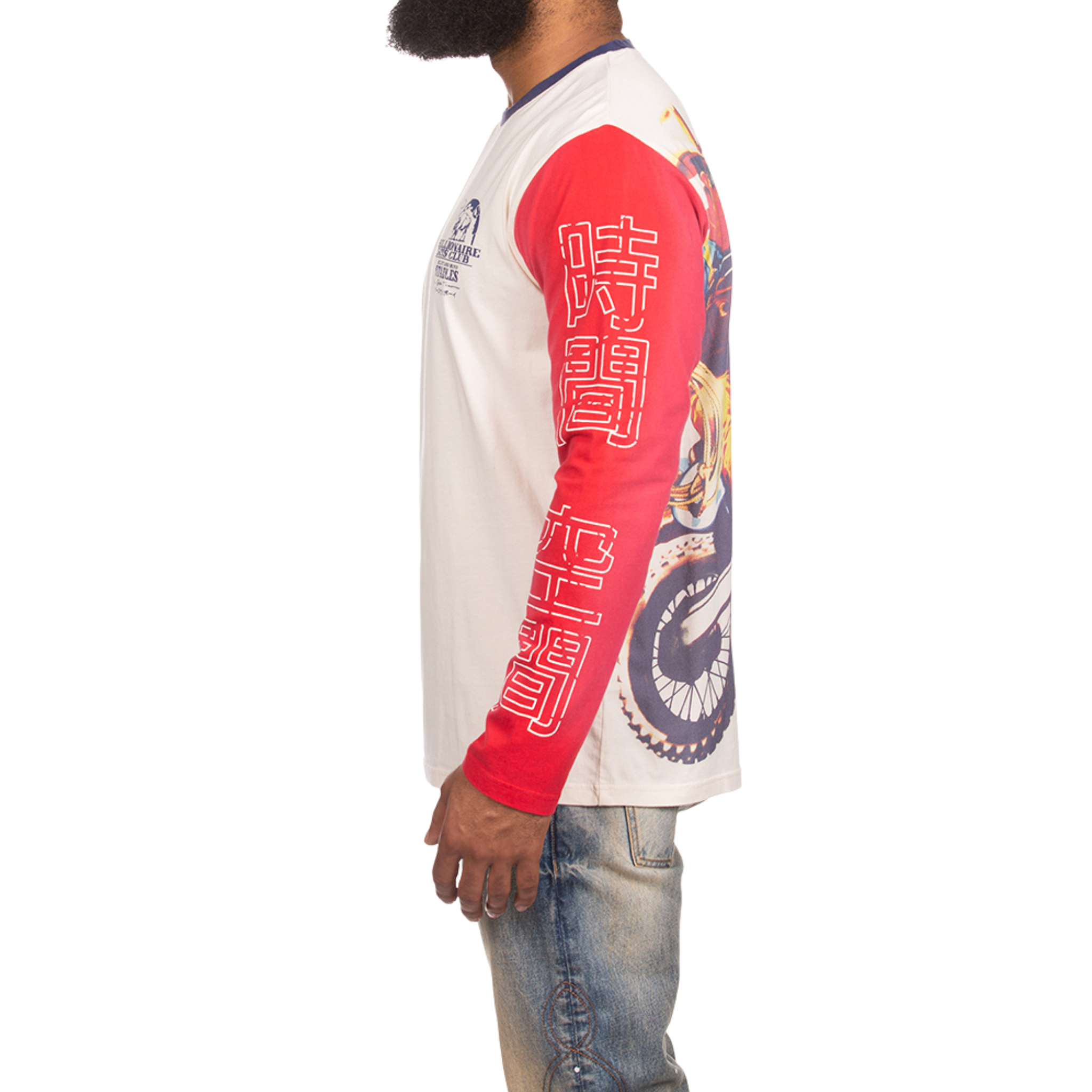 Billionaire Boys Club BB Ride Stables LS Knit (Whisper White) - Billionaire Boys Club