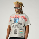 DUAA "Mind Control" SS Tee (Silver) - DUAA