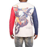 Billionaire Boys Club BB Ride Stables LS Knit (Whisper White) - Billionaire Boys Club