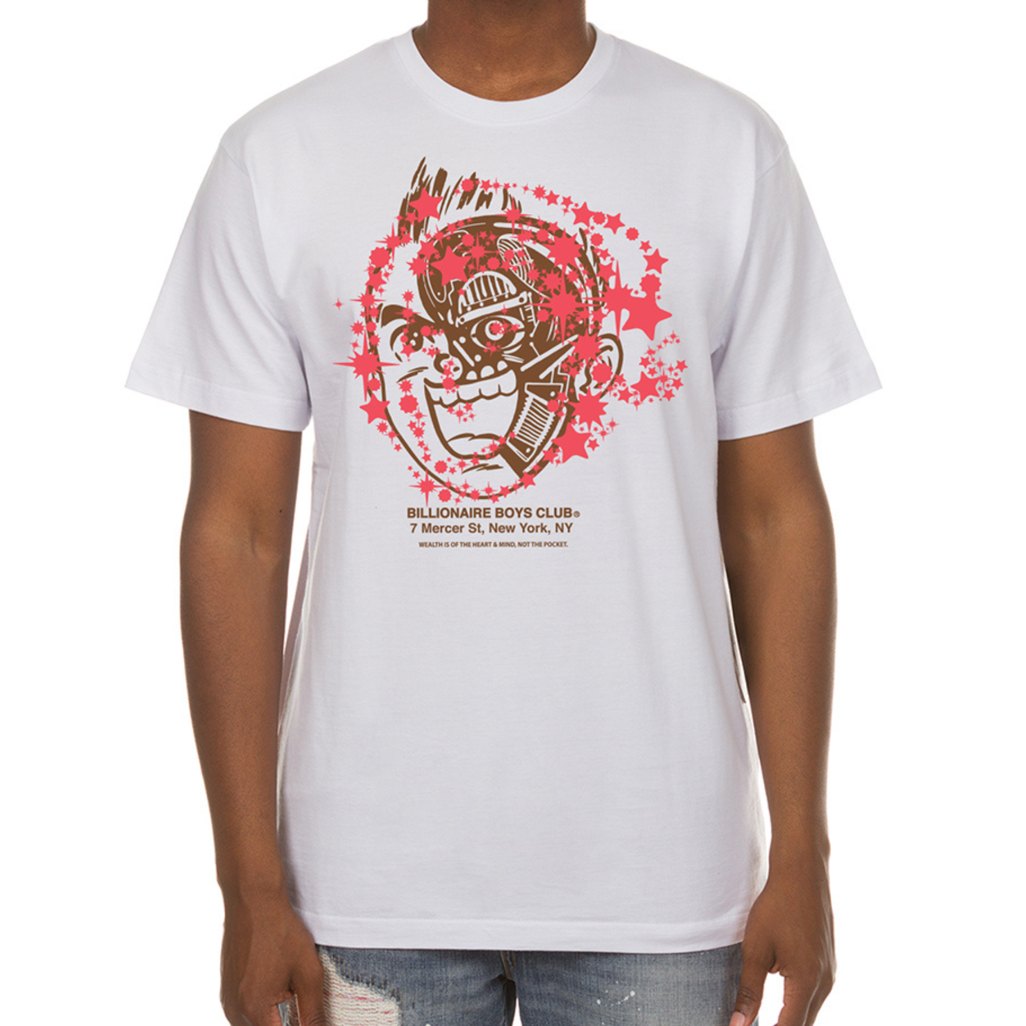 Billionaire Boys Club BB Mecha SS Tee (Bleach White) - Billionaire Boys Club