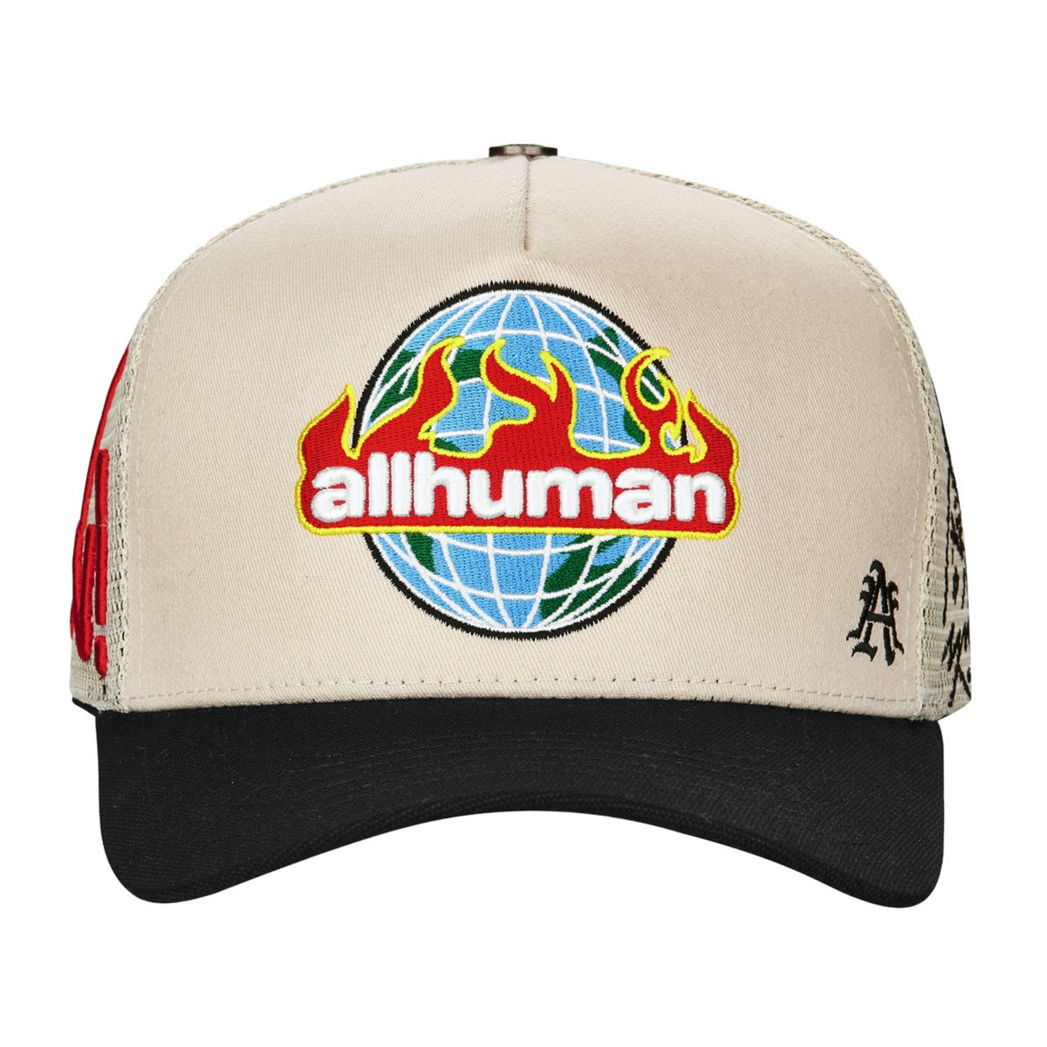 All Human "MANSON v2" Trucker (Cream/Black)