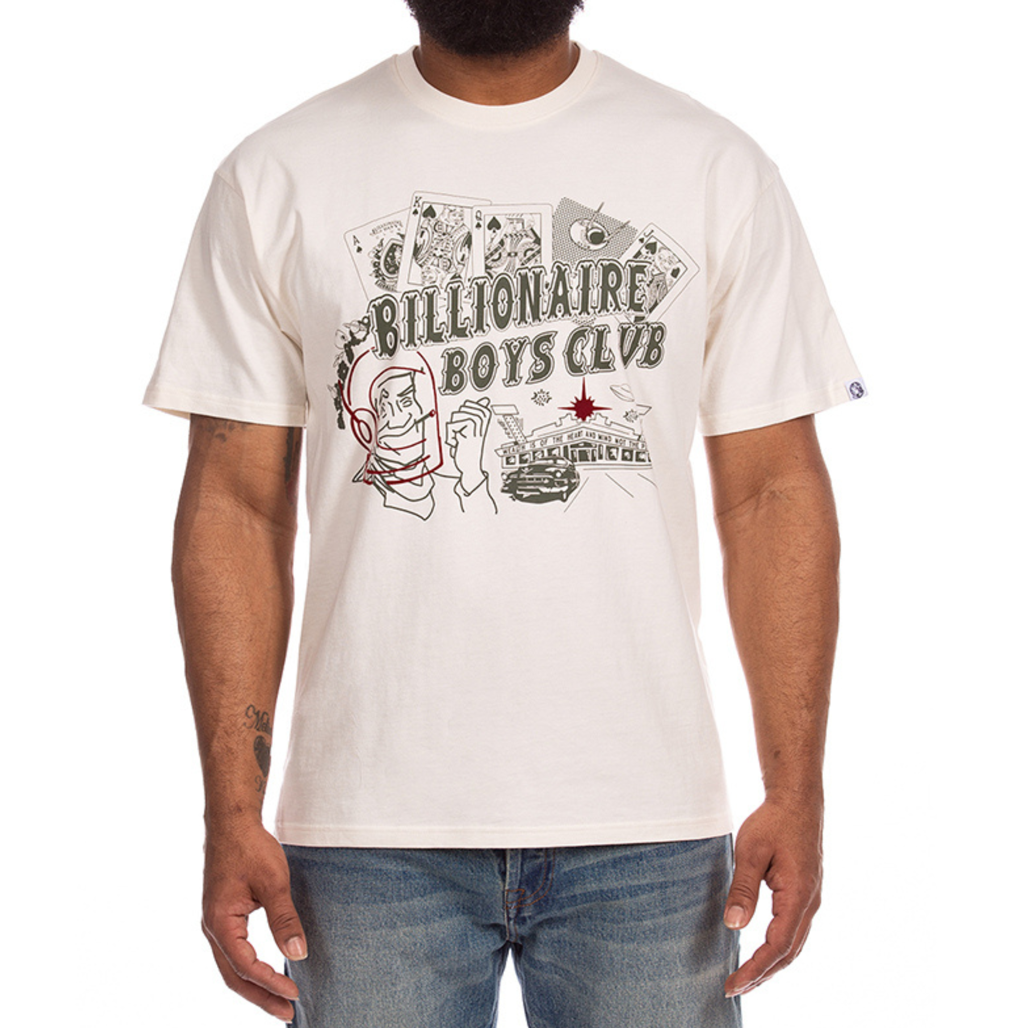 Billionaire Boys Club "Space Deck" SS (White)