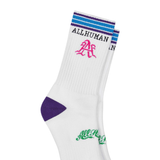 All Human "THE SOCK v4" (White/Purple) - All Human