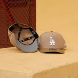 New Era LA Dodgers 1980 AllStar Game 9FIFTY A-Frame Snapback-(Camel/Khaki)