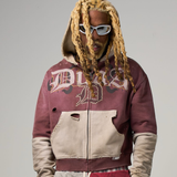 DUAA "Fig" Zip Up Hoodie (Brown) - DUAA