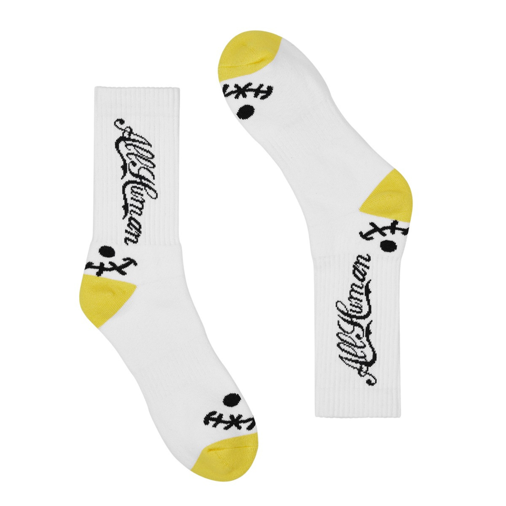 All Human "THE SOCK v3" (White/Black/Yellow) - All Human