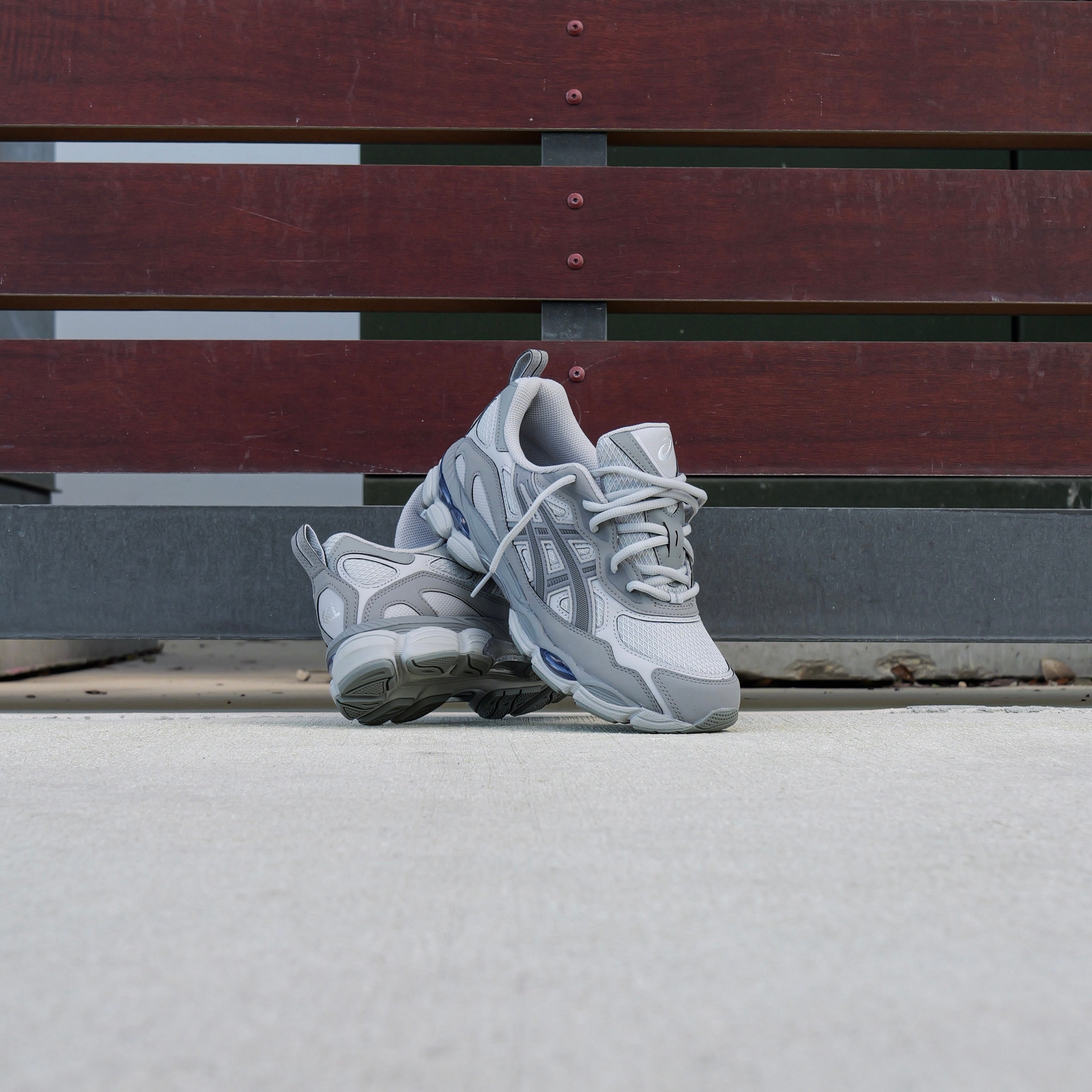 Mens Asics Gel-NYC RGD (Cement Grey/Clay Grey)