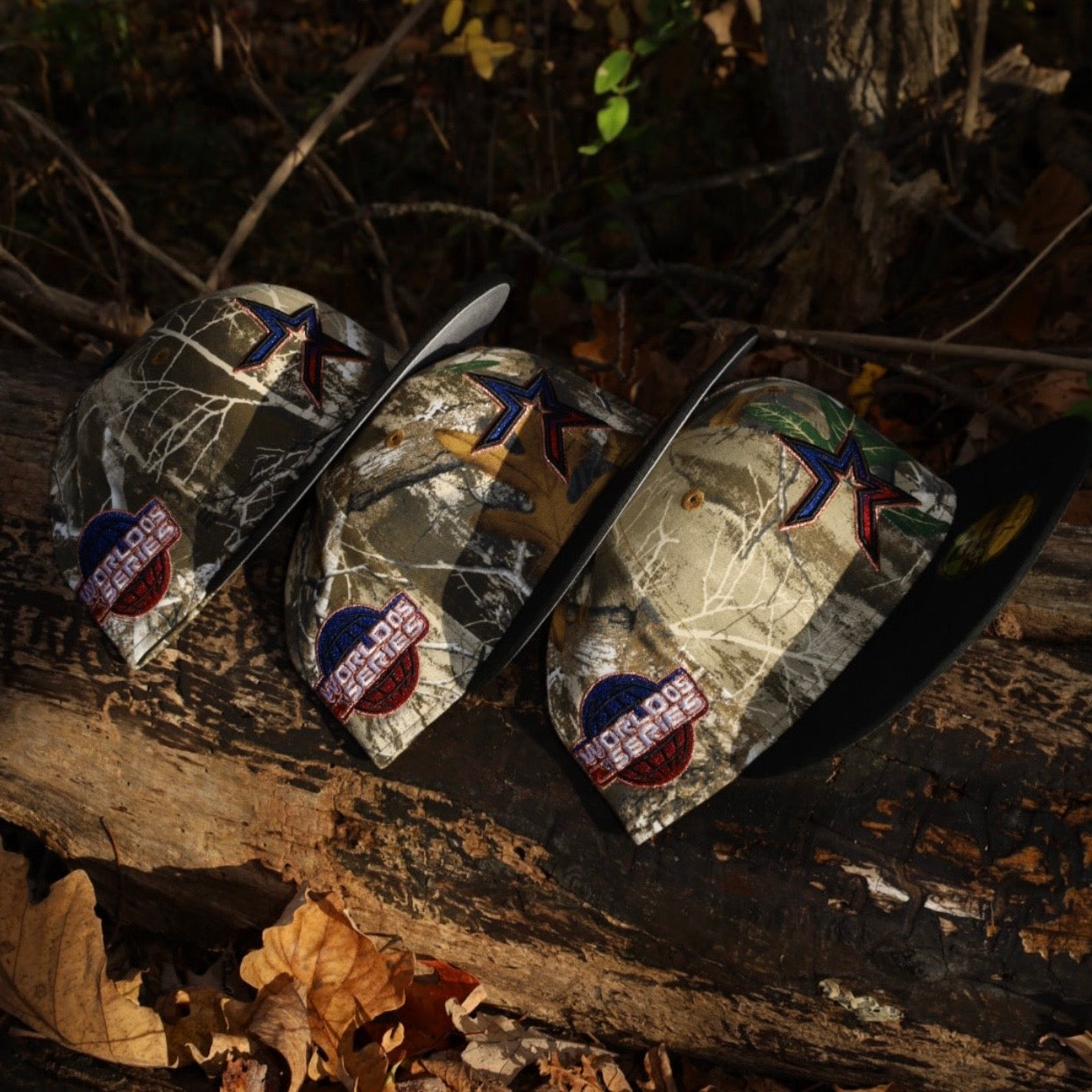 New Era Houston Astros 2005 World Series Side Patch Fitted (Real Tree Camo)