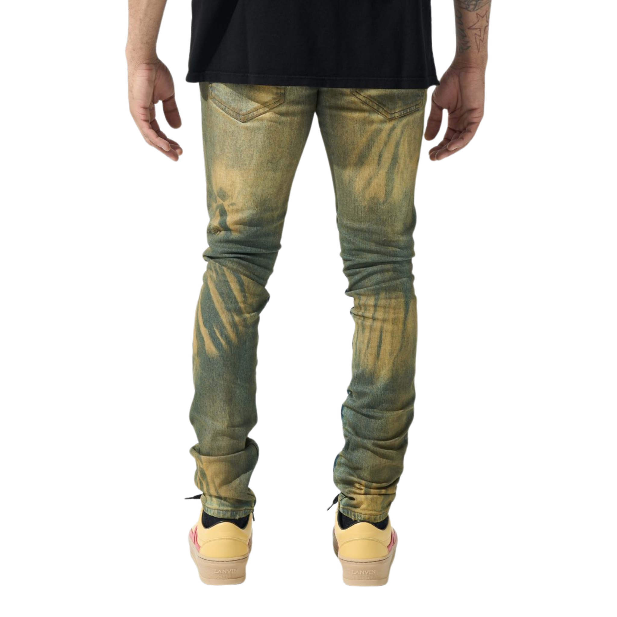 Serenede "Kalamata" Jeans (Olive/Brown) - Serenede