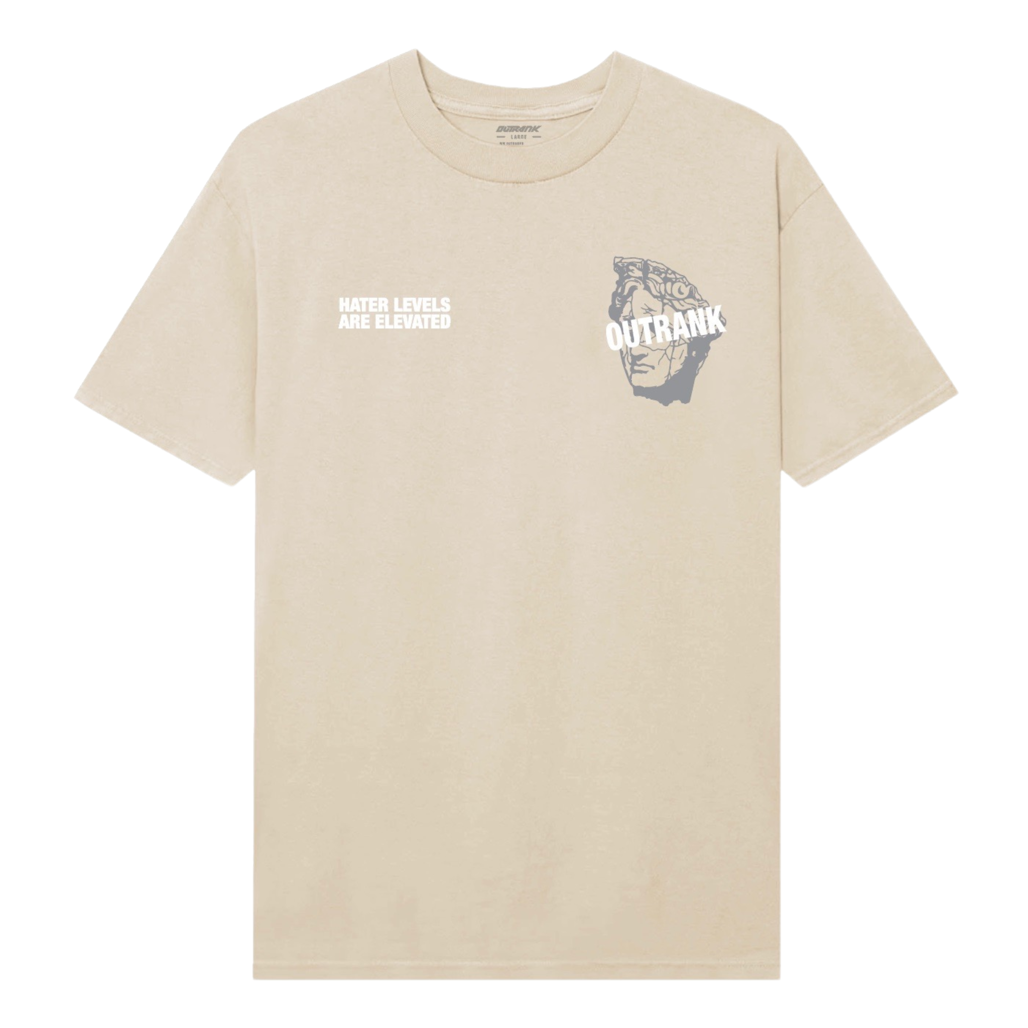 Outrank They See Me Now Tee (Oatmeal) - Outrank
