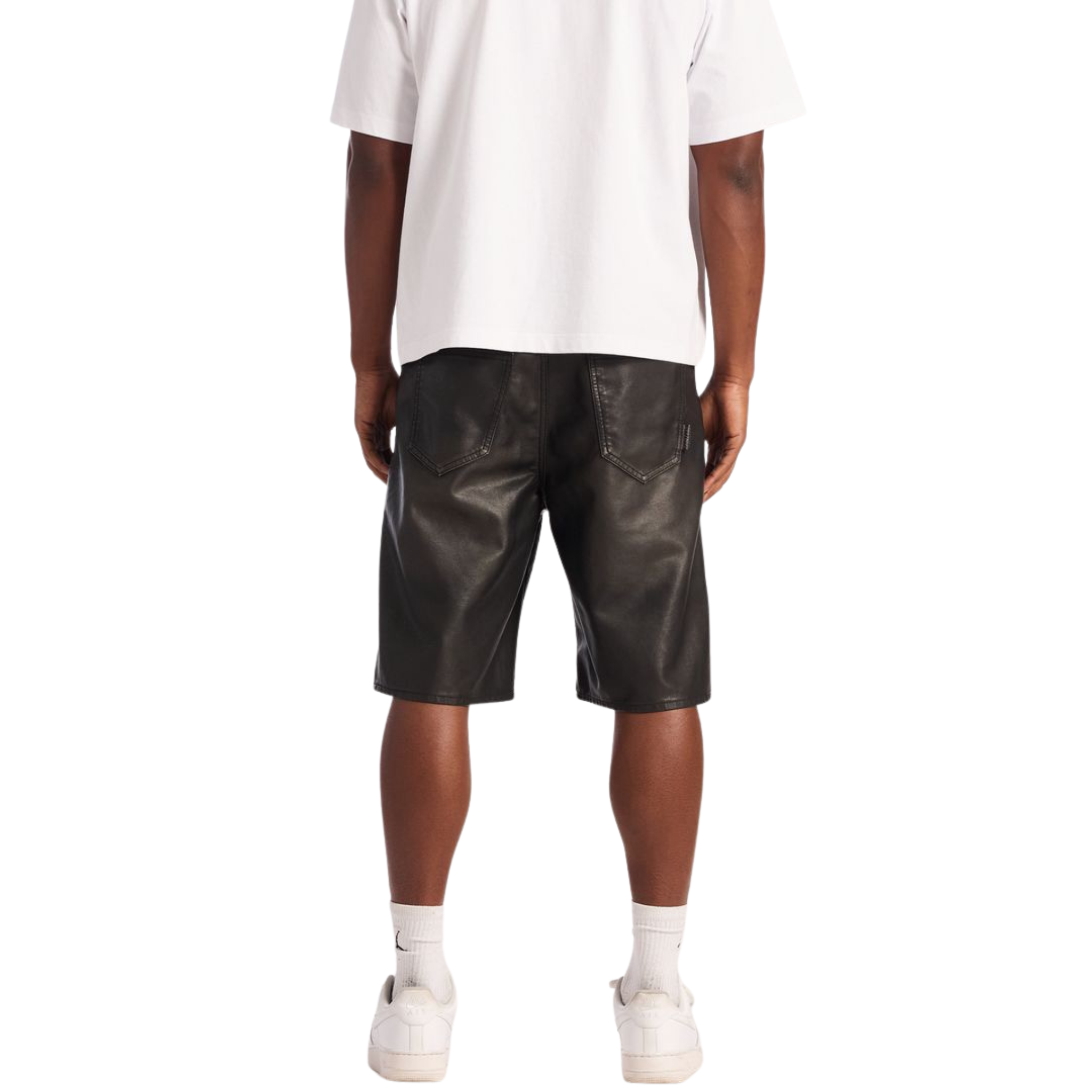 Embellish "Midnight" Leather Short (Black)