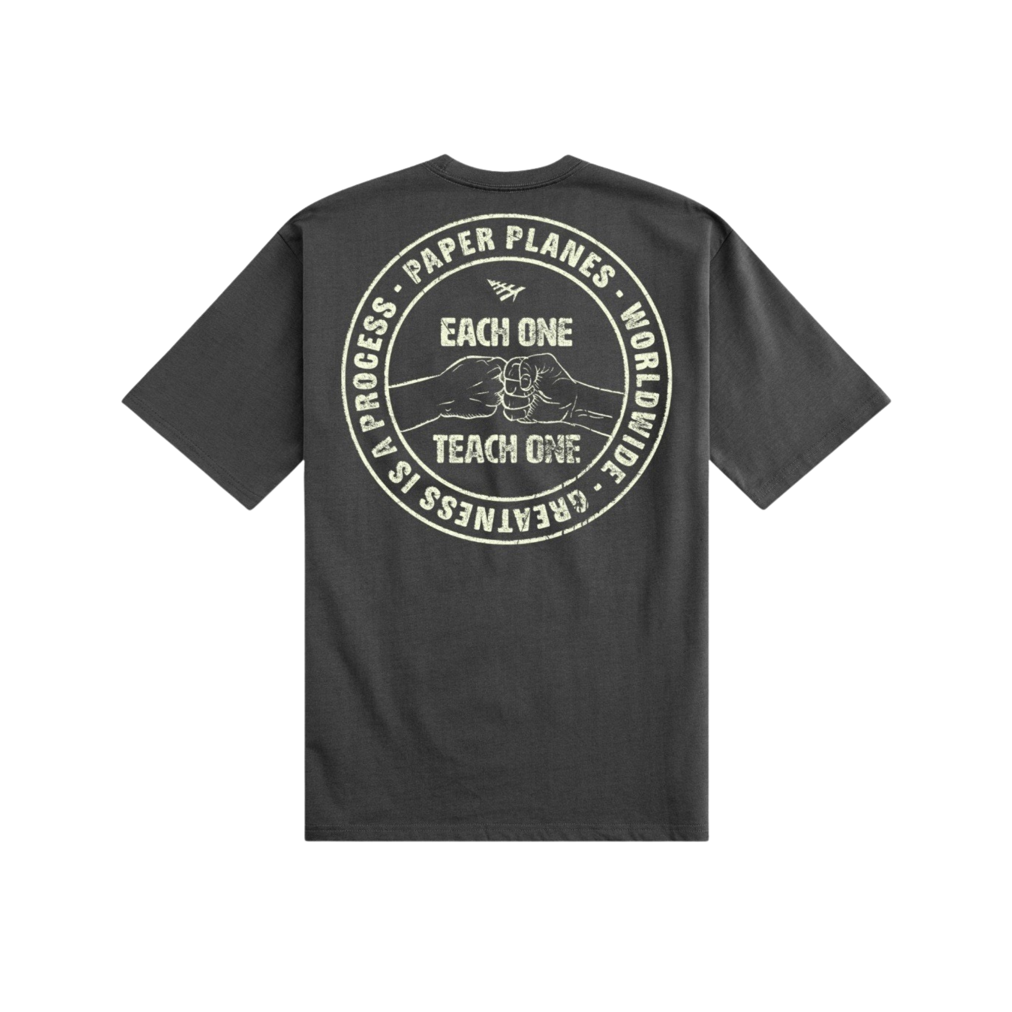 Paper Planes "Each One Teach One" (Washed Black)