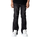 Kids Serenede "Nickel" Stacked Jeans (Grey) - Serenede
