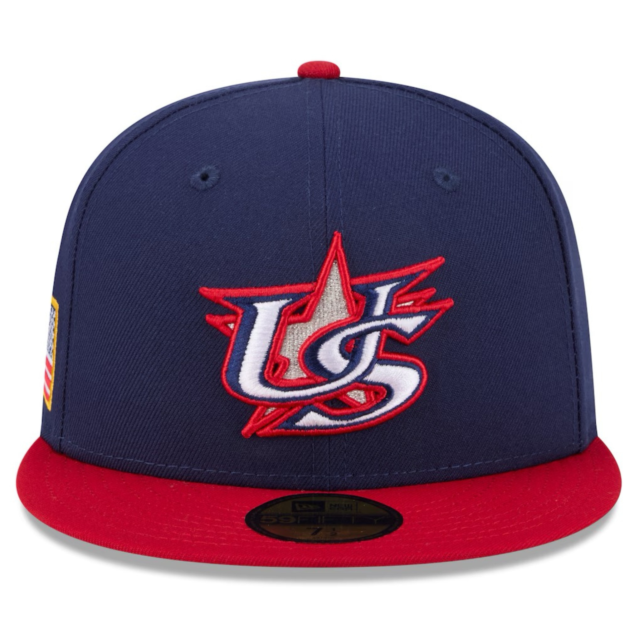 USA Baseball New Era 2026 World Baseball Classic 59FIFTY Fitted Hat - Navy/Red