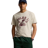 Polo Ralph Lauren Jersey Graphic T-Shirt (Vintage Heather Grey) - Polo Ralph Lauren