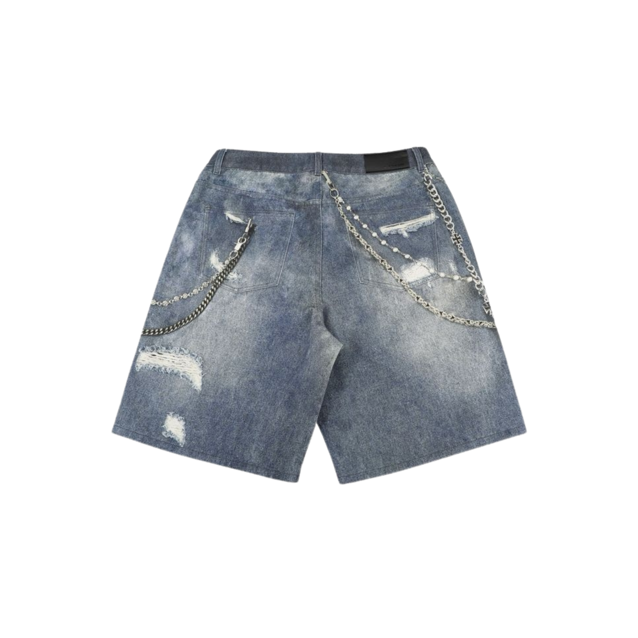 EPTM "Snapshot" Denim Shorts" (Blue)