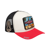 Godspeed "Mood" Trucker Hat II (White/Red Interchangeable Patches) - Godspeed