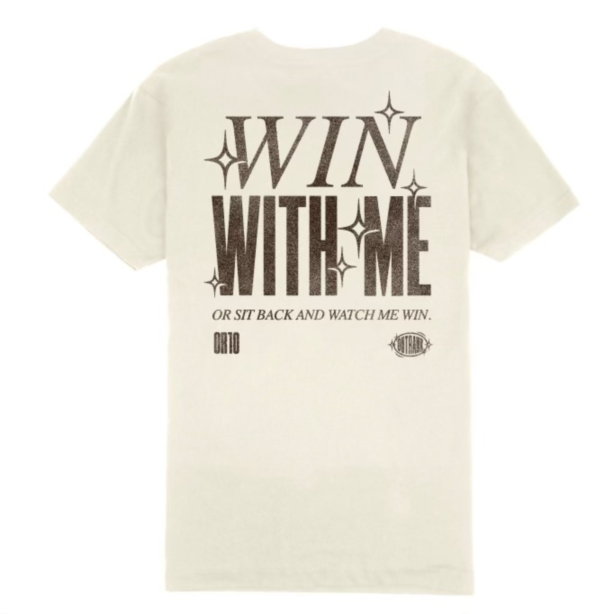 Outrank "Win With Me" Tee (Vintage White) - Outrank