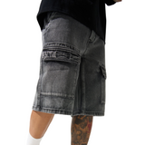 Serenede "Cave" Denim Shorts (Grey) - Serenede