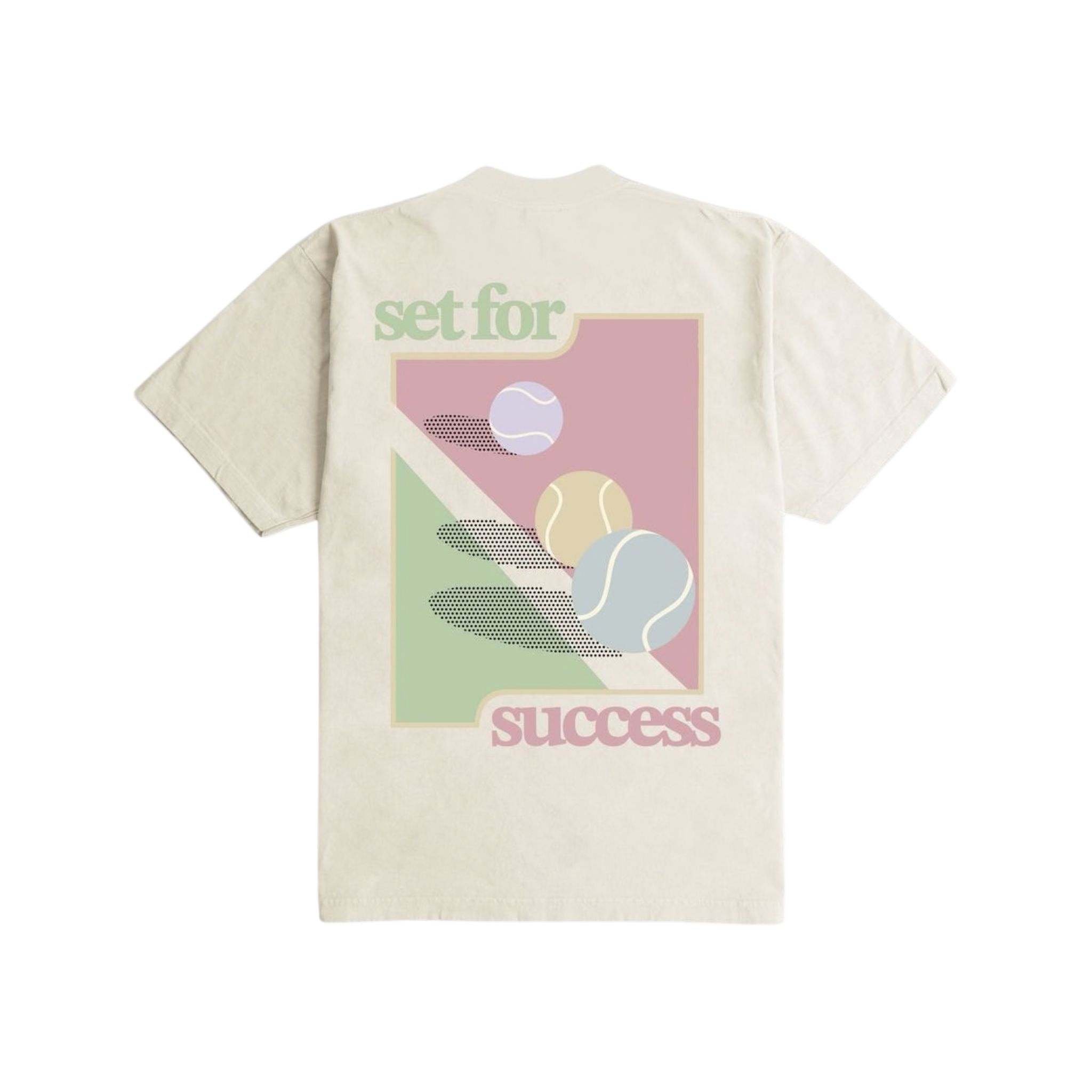 Outrank "Set for Success" Heavyweight T-shirt (Cream) - Outrank