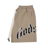 Godspeed OG Logo Nylon Shorts (Sand)