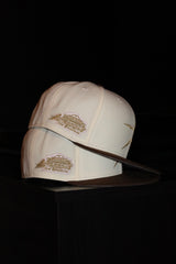 New Era Houston Astros Astrodome The Original Stadium Side Patch 59Fifty Fitted (Off White/Burnt Wood) - New Era