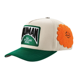 All Human "CORONAO v2" Trucker (Cream/Green)