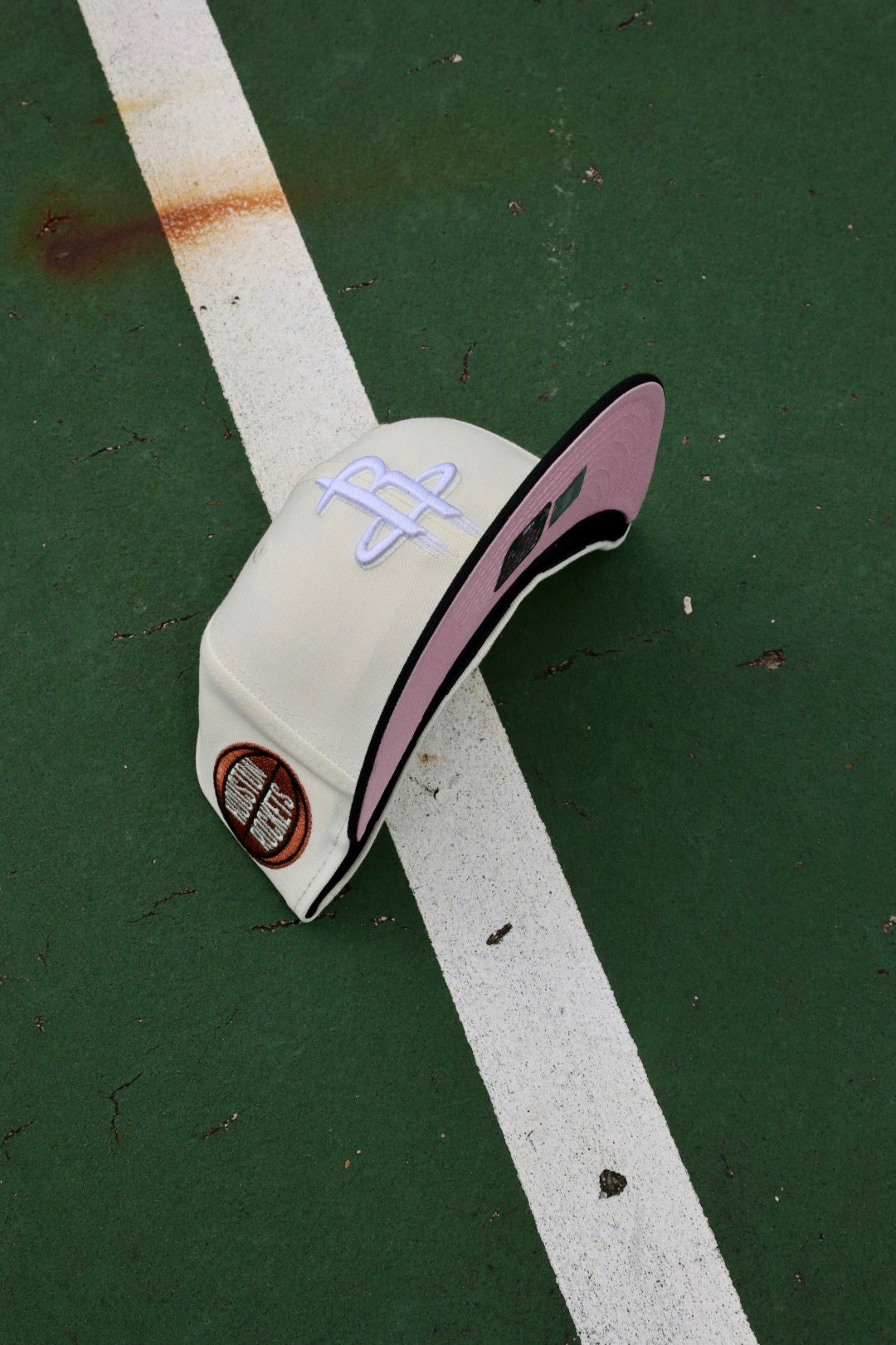 New Era Houston Rockets Pink UV 59Fifty Fitted (Chrome/Black) - ST New Era