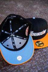 New Era Houston Astros 45th Anniversary Sky UV (Black/Orange) 59Fifty Fitted - New Era