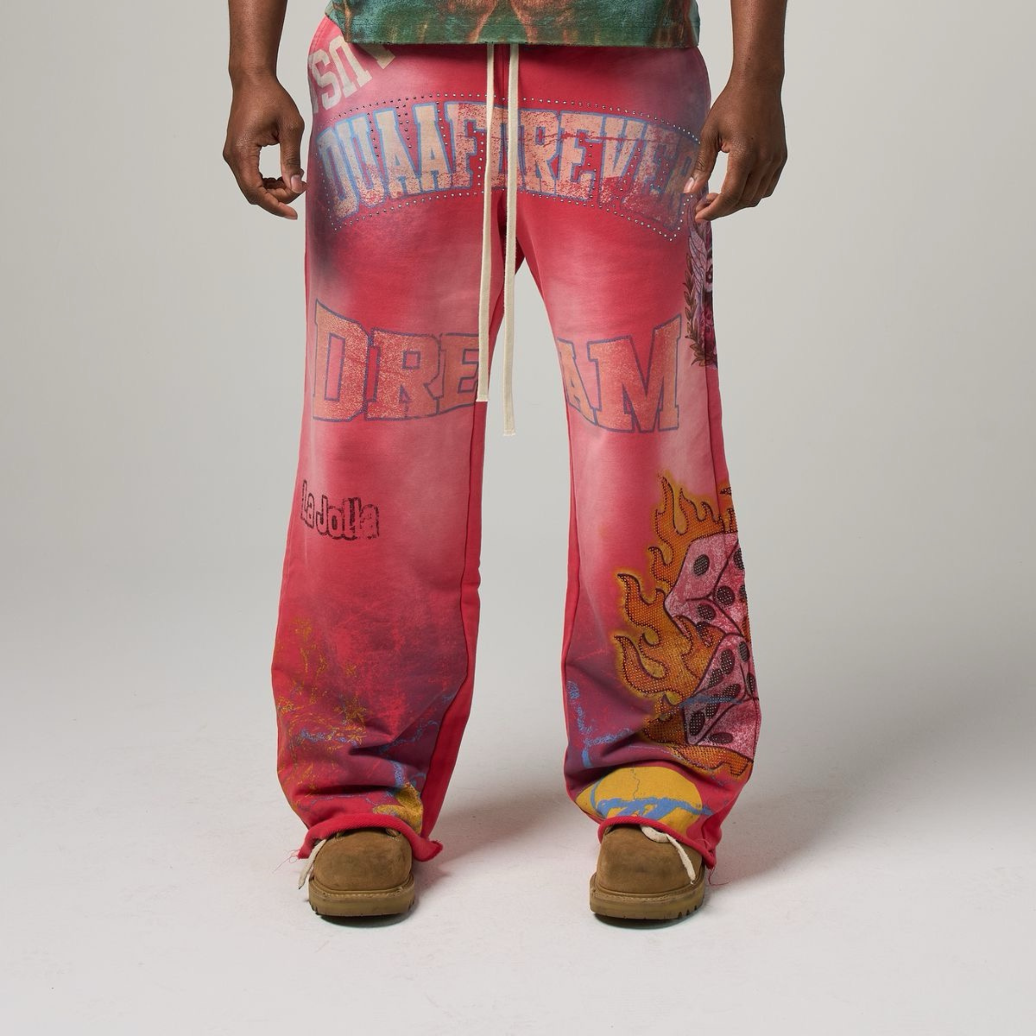 DUAA "Dutch" Sweatpants (Pink) - DUAA