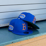 New Era Brooklyn Dodgers 1955 World Championship Side Patch Fitted (Royal) - New Era