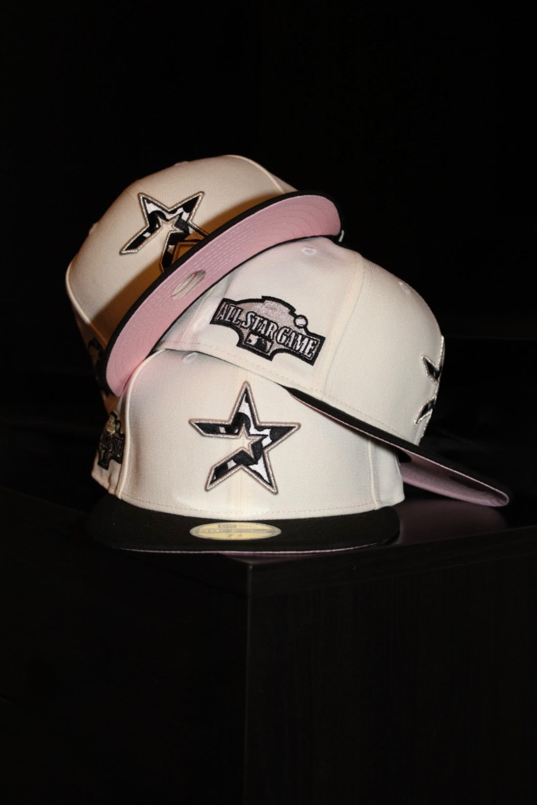 New Era Houston Astros 2004 All-Star Game Side Patch Fitted (Chrome/Black) - New Era