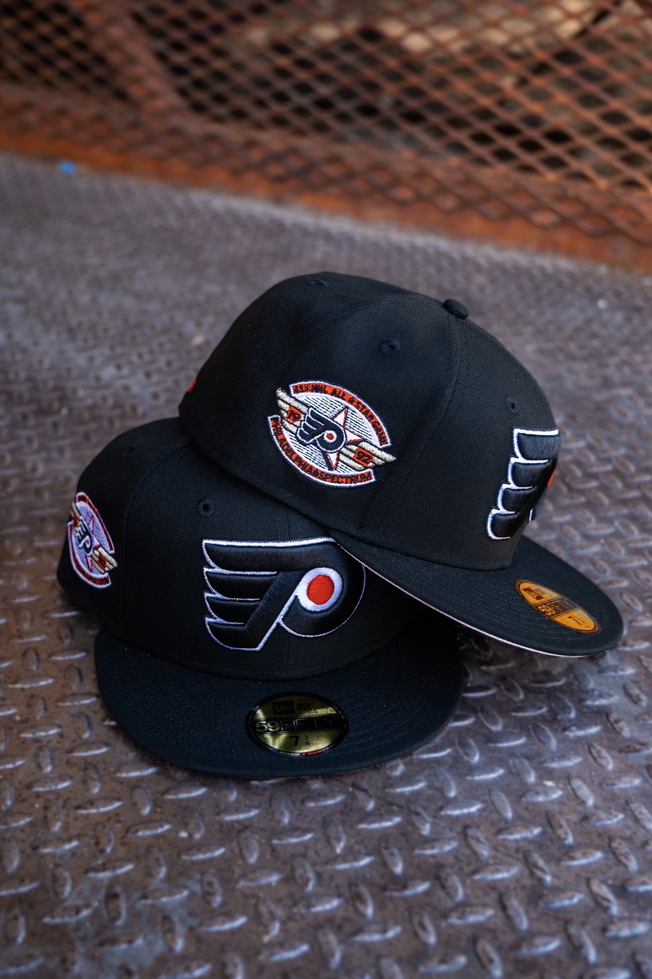 New Era Philadelphia Flyers 1992 All-Star Game Pink UV (Black) 59Fifty Fitted - New Era